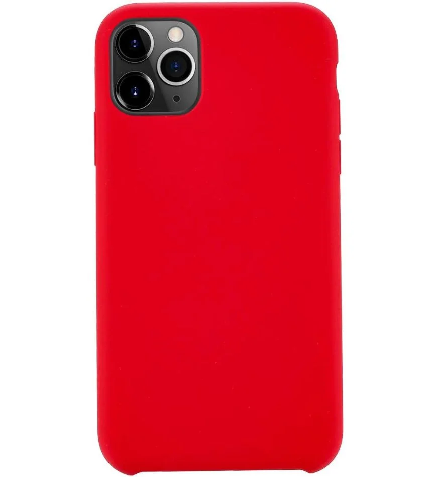 Insten Liquid Silicone iPhone 12 pro max case- Red